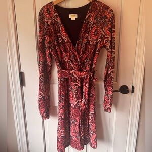 Anthropologie pattern mini dress